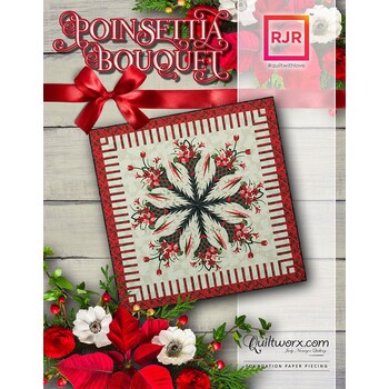 Poinsettia Bouquet Pattern by Quiltworx, Image