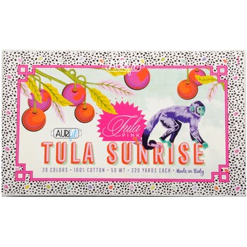 Aurifil 20pc Thread Set - Tula Sunrise by Tula Pink, Image