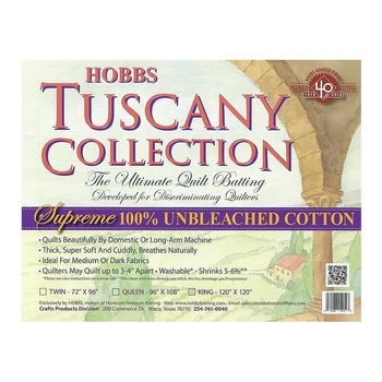 Hobbs Tuscany Collection Supreme Unbleached King Quilt Batting, Image