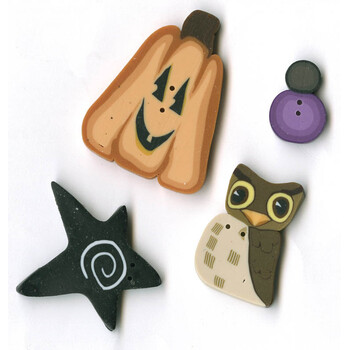 Sew Spooky - 4pc Button Pack, Image