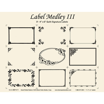 Label Medley III Panel - Natural, Image