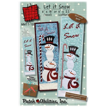 Let it Snow Pattern - includes buttons, Image