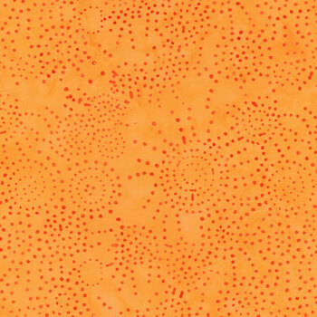 Full Bloom 721401022 Light and Dark Orange Dots by Barbara Persing & Mary Hoover for Island Batik, Image