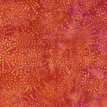 Full Bloom 721401028 Pink and Orange Dots by Barbara Persing & Mary Hoover for Island Batik, Image