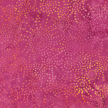 Full Bloom 721401037 Pink and Yellow Dots by Barbara Persing & Mary Hoover for Island Batik, Image