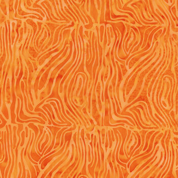 Full Bloom 721402024 Dark and Light Orange Bark by Barbara Persing & Mary Hoover for Island Batik