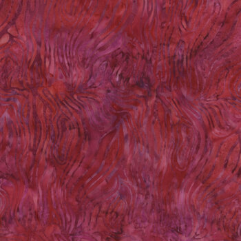 Full Bloom 721402036 Dark Pink and Red Bark by Barbara Persing & Mary Hoover for Island Batik