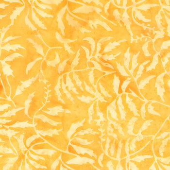 Full Bloom 721405021 Light and Dark Orange Parsley by Barbara Persing & Mary Hoover for Island Batik, Image