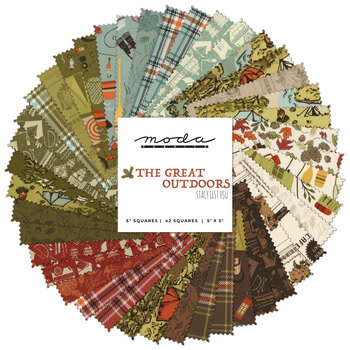  The Great Outdoors  Charm Pack by Stacy Iest Hsu for Moda Fabrics, Image