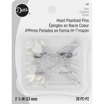 Dritz Heart Pearlized Pins - 20ct, Image