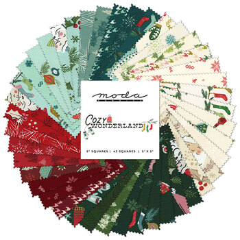 Cozy Wonderland  Charm Pack by Fancy That Design House for Moda Fabrics