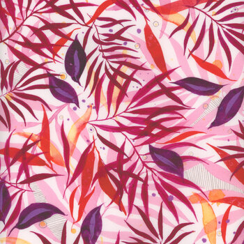 Coming Up Roses 39781-11 Cloud Rose by Laura Muir for Moda Fabrics, Image