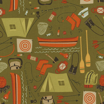 The Great Outdoors 20882-13 Forest by Stacy Iest Hsu for Moda Fabrics REM, Image