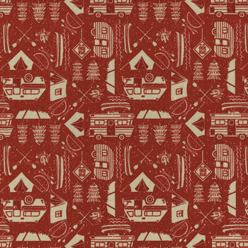 The Great Outdoors 20884-15 Fire by Stacy Iest Hsu for Moda Fabrics, Image