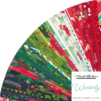 Winterly  Jelly Roll by Robin Pickens for Moda Fabrics, Image