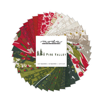 Pine Valley  Mini Charm Pack by BasicGrey for Moda Fabrics, Image