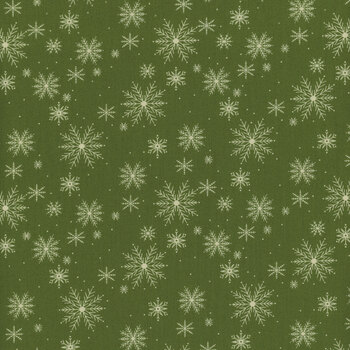 Once Upon a Christmas 43164-15 Evergreen by Sweetfire Road for Moda Fabrics, Image