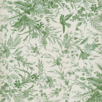 Birdsong 10650-G Green by Jera Brandvig for Maywood Studio, Image