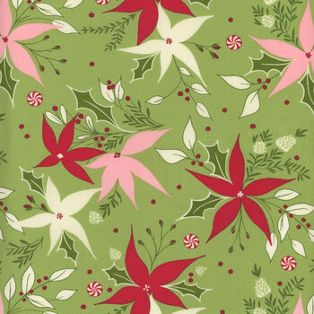 Once Upon a Christmas 43161-14 Mistletoe by Sweetfire Road for Moda Fabrics, Image