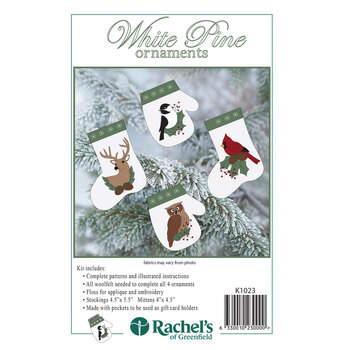  White Pine Ornaments Kit - Makes 4 Ornaments, Image