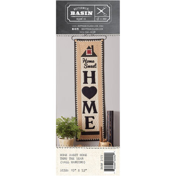 Home Sweet Home Thru The Year Wall Hanging Pattern, Image