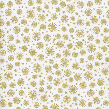 Kimberbell Celebration 9201-W Gold by Kimberbell for Maywood Studio, Image