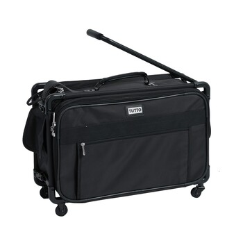 Tutto Large Sewing Machine Bag On Wheels - Black, Image