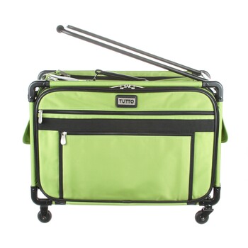 Tutto Large Sewing Machine Bag On Wheels - Lime, Image