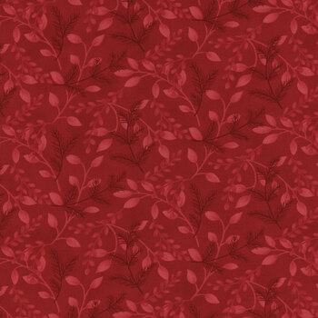 Woodland Winter 56093-13 Cardinal Red by Deb Strain for Moda Fabrics, Image