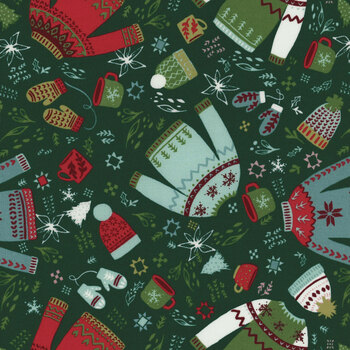 Cozy Wonderland 45591-23 Pine by Fancy That Design House for Moda Fabrics, Image