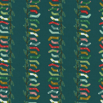 Cozy Wonderland 45592-15 Teal by Fancy That Design House for Moda Fabrics, Image