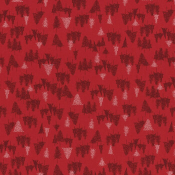 Cozy Wonderland 45594-14 Berry by Fancy That Design House for Moda Fabrics, Image