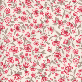 My Summer House 3041-11 Cream by Bunny Hill Designs for Moda Fabrics, Image