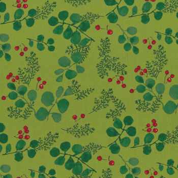 Winterly 48764-13 Grass by Robin Pickens for Moda Fabrics, Image