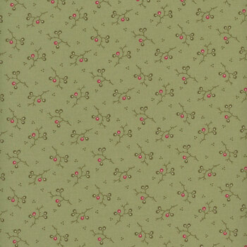 Joy A-1043-G Fir by Edyta Sitar for Andover Fabrics, Image