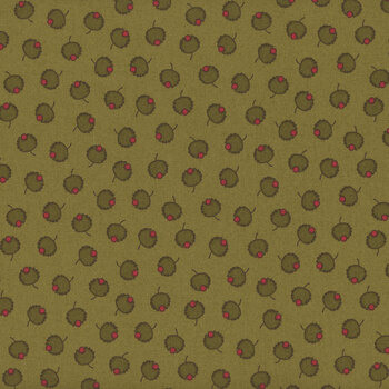 Joy A-1051-G Evergreen by Edyta Sitar for Andover Fabrics, Image