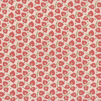 Joy A-1052-E Holly Berries by Edyta Sitar for Andover Fabrics, Image