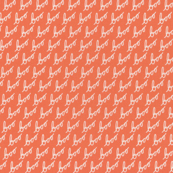 Hey Boo 5212-12 Soft Pumpkin by Lella Boutique for Moda Fabrics, Image