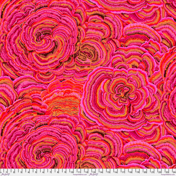 Kaffe Fassett Collective Classics Plus PWPJ082.PINKX Tree Fungi - Pink by FreeSpirit Fabrics, Image