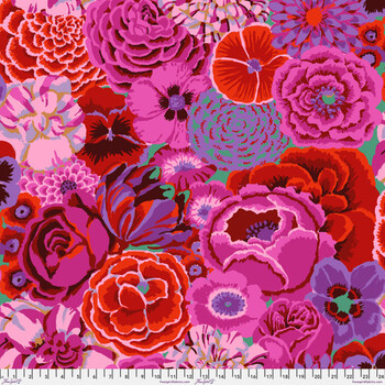 Kaffe Fassett Collective Classics Plus GP69.MAGEN Bekah - Magenta by FreeSpirit Fabrics, Image