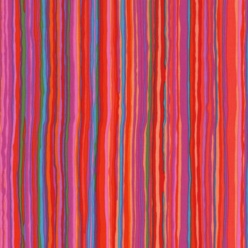 Kaffe Fassett Collective Classics Plus PWGP150.REDXX Strata - Red by FreeSpirit Fabrics, Image