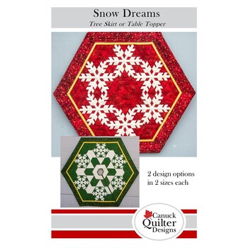 Snow Dreams Tree Skirt or Table Topper Pattern, Image