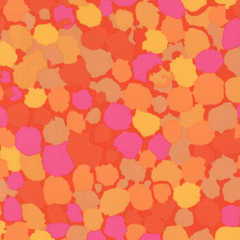 Kaffe Fassett Collective Classics Plus PWBM087.ORANGE Reflections - Orange by FreeSpirit Fabrics, Image