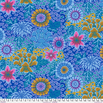 Kaffe Fassett Collective Classics Plus PWGP148.BLUEX Dream - Blue by FreeSpirit Fabrics, Image