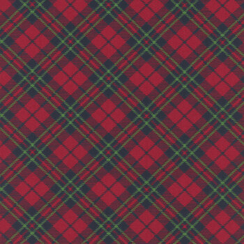 Farmstead Friends 26899-24 Red Plaid by Simon Treadwell for Northcott Fabrics, Image