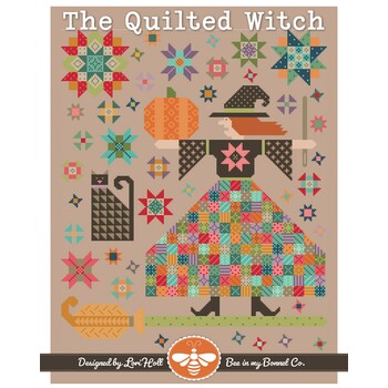 The Quilted Witch Cross Stitch Pattern, Image