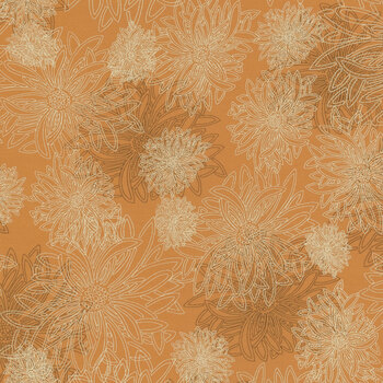 Floral Elements FE-526 Mocha by Art Gallery Fabrics, Image