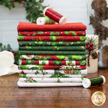 Yuletide Traditions  13 FQ Set by Deborah Edwards for Northcott Fabrics, Image