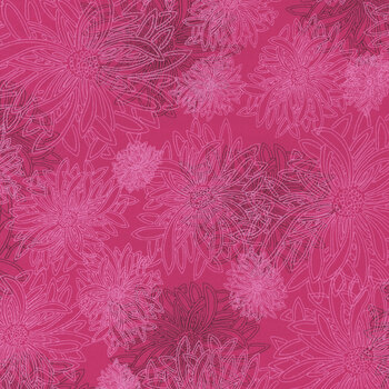 Floral Elements FE-515 Smocking Pink by Art Gallery Fabrics, Image