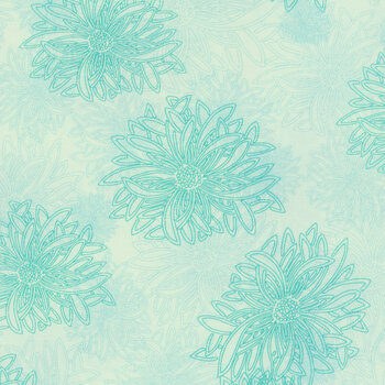 Floral Elements FE-519 Icy Blue by Art Gallery Fabrics, Image